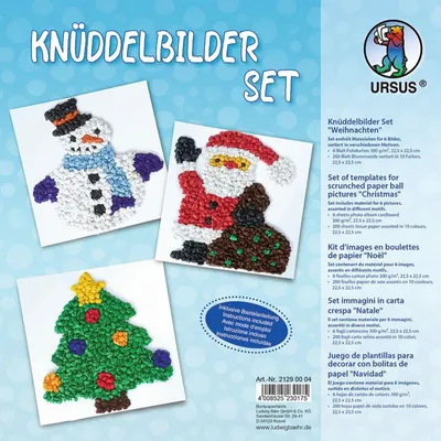 Produktbild von Ursus KNÜDDELBILDER SET "WEIHNACHTEN"