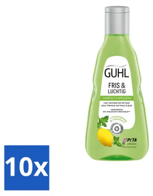 Produktbild von 10 x Guhl Shampoo Fris & Luchtig - 250 ml - Vorteilspackung - 10 Stücke