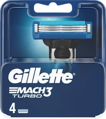 Obrázek produktu pro Gillette Mach3 Turbo náhradní břit 4 ks