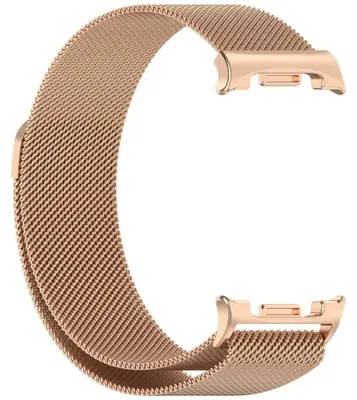 Obrázok produktu pre Náramok – Samsung Galaxy Watch 8/8 Classic – 44 mm – Milanese kovový náramok – Magnetické zapínanie – Ružové zlato