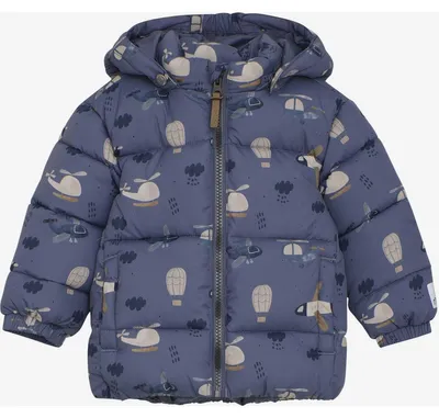 Produktbild von Minymo Kinder Jacke Quilted Jacket AOP Blau 92