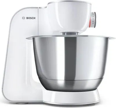 Produktbild von Bosch MUM58231, 3,9 l, Weiß, 3 Disks, Edelstahl, Kunststoff, Edelstahl, 1000 W
