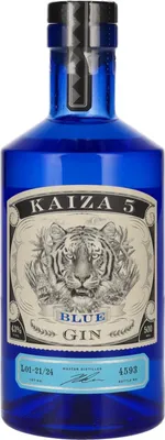Produktbild von KAIZA 5 GIN BLUE - 500 ml - 43% | Der blaue Tiger aus Südafrika/Kapstadt
