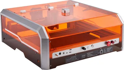 Obrázek produktu pro Laserový gravír, 20 W, laserový gravírovací a řezací stroj s uzavřenou kamerou, laserový řezač, pracovní plocha 400 x 400 mm, 30000 mm/min, pro dřevo, kůži, sklo, papír, některé kovy, třída 1