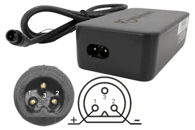 Productafbeelding van PowerSmart 42V 2A oplader voor elektrische fietsen, geschikt voor de Saxonette Optimum Plus, Comfort Plus 4.0