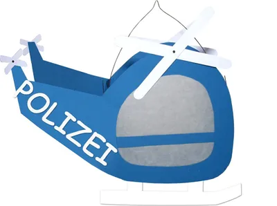 Produktbild von Laternen Bastelset Polizei von Prell, 4 Stück
