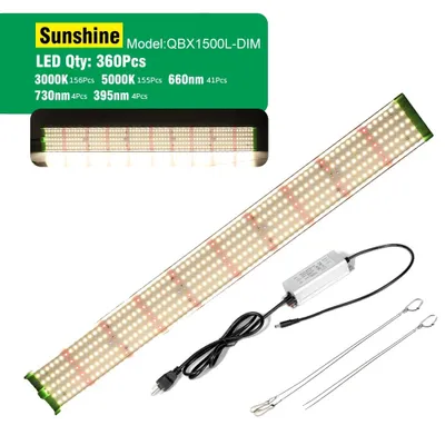 Zdjęcie produktu dla Oświetlenie roślin LED, pełne spektrum, ściemnialne, światło słoneczne 150W