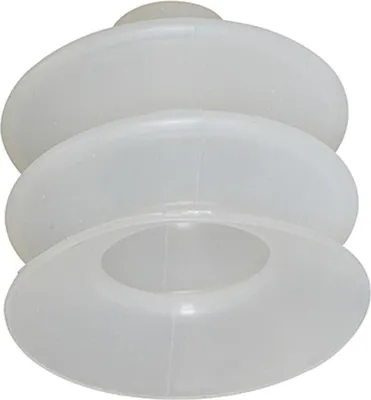 Produktbild von Riegler Balgsauger, rund 2,5 Falten, Material Silikon, »FG«, Ø 32 mm