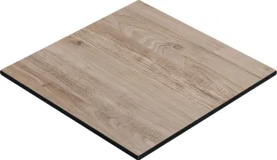 Produktbild von COMPACT | Gastro HPL Tischplatte | B:T 60 x 60 cm | Rustikal Eiche | Quadratisch | Gastro HPL Tischplatte