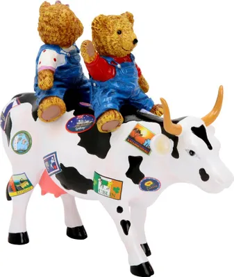 Produktbild von CowParade Boston 2006, Teddybären auf der Wiese ,autor: Juan Andreau.