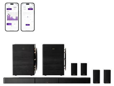 Produktbild von Skywave X100 Dual - Soundbar - 2000 W - 9.2.6-Kanalton - Dolby Atmos & DTS:X - THX-abgestimmt - Zwei 25,4-cm-Subwoofer