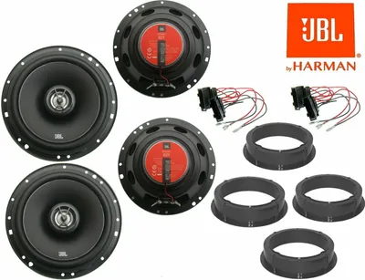 Produktbild von JBL 621 2 Wege Lautsprecher passend für VW Golf 4 IV bis 2010 Komplett Set Vorne Hinten Einbauset 350 W