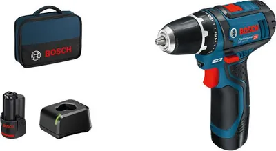 Produktbild von Akku-Bohrschrauber GSR 12V-15, 2 x Akku GBA 12V 2.0Ah