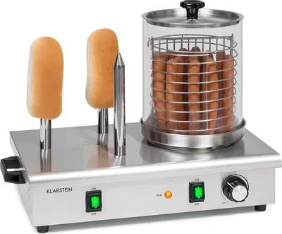 Produktbild von Wurstfabrik 450 Hot Dog Maker 450W 5L 30-100°C Glas Edelstahl, Leistung der Variante:600 W