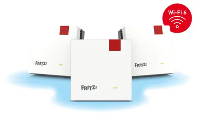 Produktbild von Mesh Set 1600 Dual-Band (2,4 GHz/5 GHz) Wi-Fi 6 (802.11ax) Rot, Weiß 1 Intern