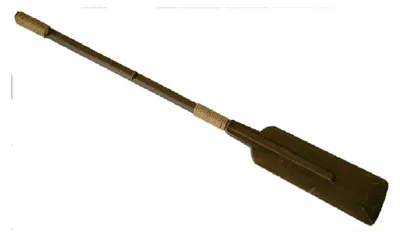Zdjęcie produktu dla Dekoracyjne drewniane podnóżki w kolorze brązowym, wymiary: 18x7 x 140 cm