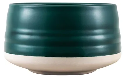 Produktbild von Cebador - Matcha Schale Mori 500ml Dunkeltürkis Keramik - Traditionelle Matchawan Teeschale - Glasierte Oberfläche - Glasierter
