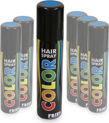 Produktbild von FRIES 3010 4 Color-Haarspray 100ml blau