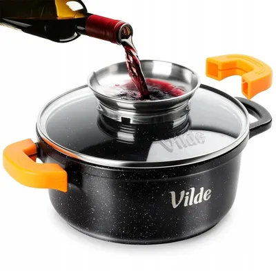 Produktbild von Granit-Topf antihaftbeschichtet für Induktion, 16 cm