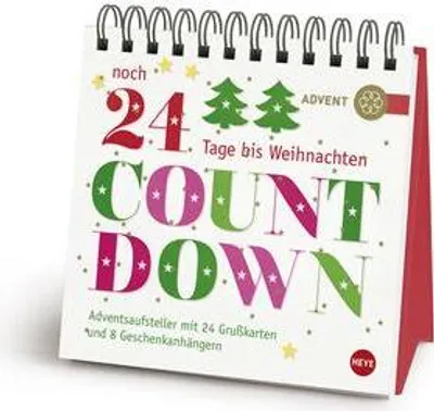 Produktbild von Countdown bis Weihnachten Adventsaufsteller
