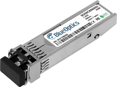 Image de HPE R9F86A émetteur-récepteur SFP BlueOptics© compatible pour les transmissions de données multimodes Gigabit à haut débit dans les réseaux à fibre optique