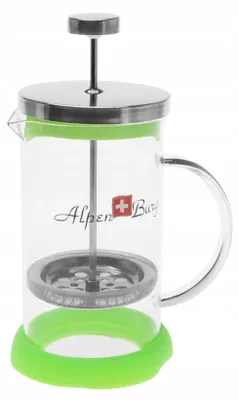 Zdjęcie produktu dla Szklany ZAPARZACZ TŁOKOWY do HERBATY Ziół KAWY French Press 1000ml 1L 1000Z