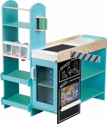 Immagine prodotto di Theo Klein Supermarkt, Kaufladen, Kaufmannsladen, Kinderkaufladen, Kinder Spielzeug, Holz, 9391