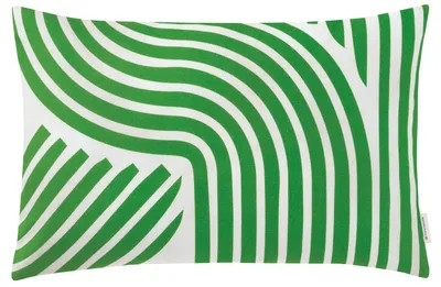Produktbild von Tom Tailor Zierkissenhülle Organic Waves grün 30x50cm