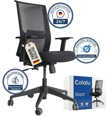 Produktbild von Colalu, Start, Bürostuhl, Einstiegsmodell für Jeden mit allen nötigen Funktionen