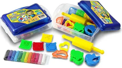 Image de Modelina 12 couleurs + accessoires dans la boîte