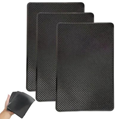 Productafbeelding van Set van 3 Antislipmatten voor Dashboard, 190x120mm, Geschikt voor Auto's