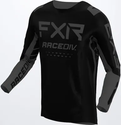 Image de Maillot de motocross FXR Off-Road RaceDiv, noir/gris, XS