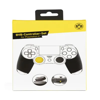 Zdjęcie produktu dla Snakebyte BVB CONTROLLER SET (PS4), Joystick, Playstation, Przycisk menu, Analogowa/Cyfrowa, Bezprzewodowy, Czarny, Żółty