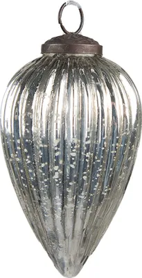 Immagine prodotto di Guaina natalizia Clayre & Eef Ø 6 cm in vetro color argento