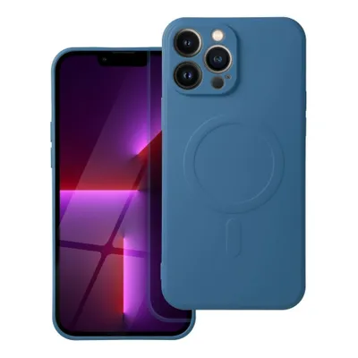 Produktbild von Silikon Mag Cover MagSafe Hülle für iPhone 13 Pro Max Blau