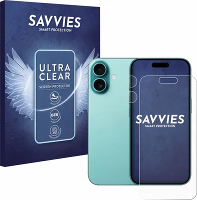 A product shot showing a phone screen protector and its packaging.
