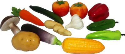 Produktbild von Deko Gemüse Mix künstlich 13 Stück SET