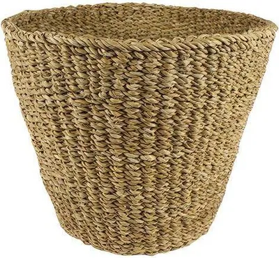 Obrázok produktu pre Kvetinác hnedý košíkový Ø25cm - moderný kvetinác na izbové rastliny, sukulenty