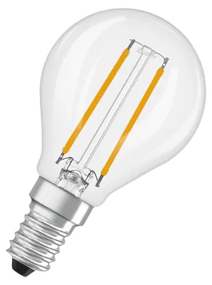 Obrázek produktu pro OSRAM LED Retrofit CLASSIC P ve tvaru P, LED žárovka, sklo, čirá, 1 W, 136 lm, 2700 K, CRI 80