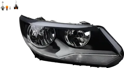 Obrázok produktu pre Johns, predné svetlomety vhodné pre VW Tiguan 5N 06/2011- pravé so žiarovkou 5N1941006 5N1941006B 5N1941006C 5N1941030