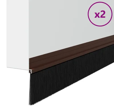 Obrázok produktu pre vidaXL Samolepiace tesnenia dverí 2 ks hnedé 100 cm