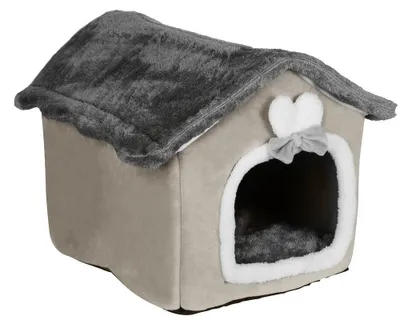 Image de Panier pour chats - Nid pour chats - Cage pour chats - Cage pour animaux - Lit pour animaux de compagnie - Doux et moelleux - Lavable en machine