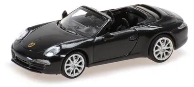 Produktbild von Minichamps 1:87 PORSCHE 911 CABRIOLET 2012 schwarz/black