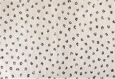 Obrázek produktu pro BELIANI Koberec béžový bavlněný 160 x 230 cm obdélníkový zvířecí motiv moderní obývací pokoj ložnice