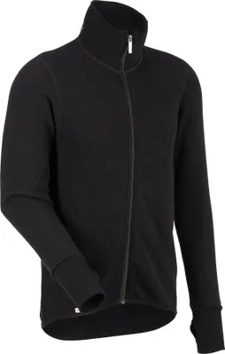 Produktbild von Woolpower Full Zip Jacket 400 Funktionsjacke / Merino Jacke Black Größe XL