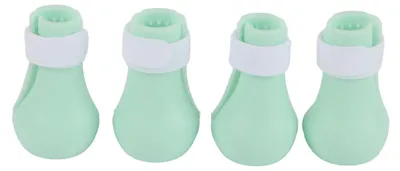Produktbild von Kratzfeste Silikon-Katzenschuhe, verstellbare Pfotenschutzstiefel für die Katzenpflege zu Hause, ideal zum Baden und Scheren.