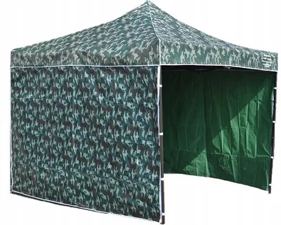 Produktbild von Ekspand | Partyzelt 2x2m - Camouflage - Faltbar - Ideal für Gartenpartys - Wetterfest und Stabil