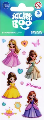 Produktbild von Aufkleber Prinzessinnen Aufkleber Boo