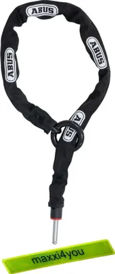 Obrázek produktu pro Abus řetězový zámek na rám kola Chain ACH 2.0 6KS 100 cm černý včetně reflexní pásky maxxi4you