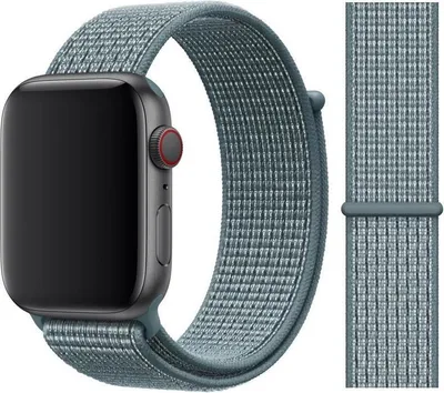 Produktbild von Original Apple Nike Sport Loop Armband 38/40/41mm MTM42ZM/A Celestial Teal